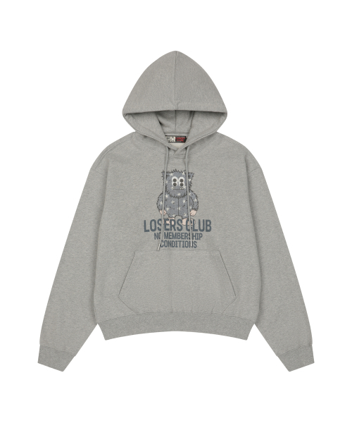 LOSERS CLUB（ルーザーズクラブ）の「イエティグラフィックフードパーカーグレー（パーカー・レディース・その他・1/2）」の2枚目の写真