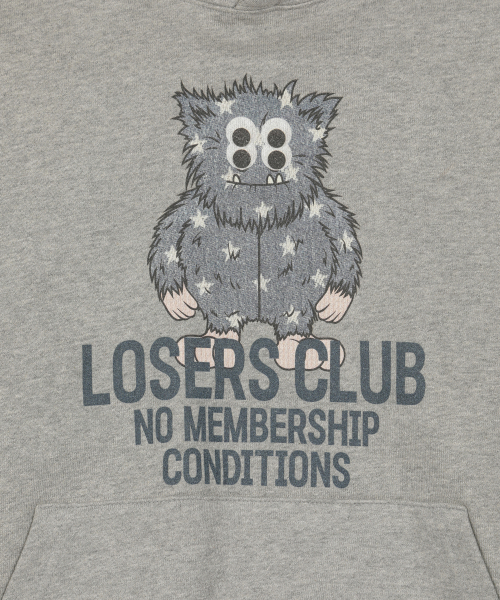 LOSERS CLUB（ルーザーズクラブ）の「イエティグラフィックフードパーカーグレー（パーカー・レディース・その他・1/2）」の4枚目の写真
