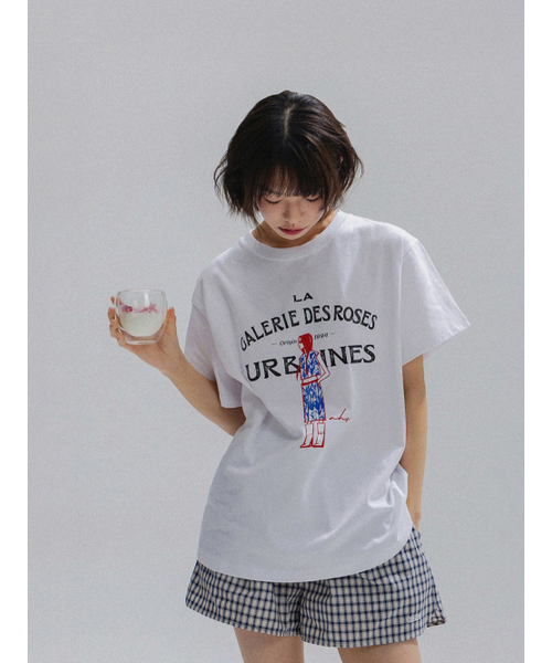 ANNEHEARTS(アンハーツ)の「French Muse Artwork Tee_WHITE(Tシャツ/カットソー・レディース・その他・FREE)」の4枚目の写真