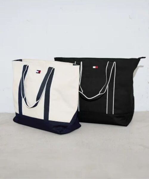 TOMMY HILFIGER(トミーヒルフィガー)の「【オンライン限定】トートバッグ(トートバッグ・メンズ・マルチ/ブラック・FREE)」の10枚目の写真