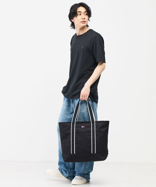 TOMMY HILFIGER(トミーヒルフィガー)の「【オンライン限定】トートバッグ(トートバッグ・メンズ・マルチ/ブラック・FREE)」の16枚目の写真