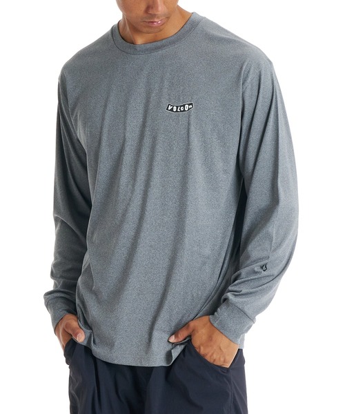 VOLCOM(ボルコム)の「VOLCOM メンズ PISTOL LS SURF TEE 長袖サーフTシャツ 【2026年春夏モデル】(Tシャツ/カットソー・メンズ・ブラック/グレー/ホワイト・SMALL/LARGE/X-LARGE/MEDIUM)」の3枚目の写真