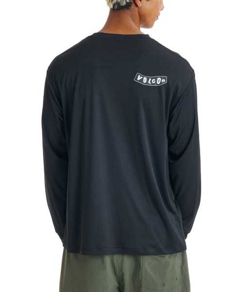 VOLCOM（ボルコム）の「VOLCOM メンズ PISTOL LS SURF TEE 長袖サーフTシャツ 【2026年春夏モデル】（Tシャツ/カットソー・メンズ・ブラック/グレー/ホワイト・SMALL/LARGE/X-LARGE/MEDIUM）」の5枚目の写真