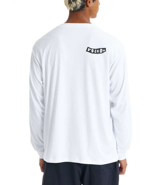 VOLCOM（ボルコム）の「VOLCOM メンズ PISTOL LS SURF TEE 長袖サーフTシャツ 【2026年春夏モデル】（Tシャツ/カットソー・メンズ・ブラック/グレー/ホワイト・SMALL/LARGE/X-LARGE/MEDIUM）」の4枚目の写真