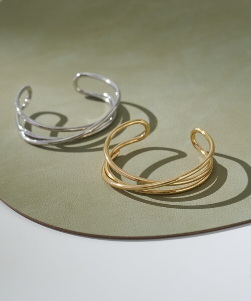 collex(コレックス)の「【dignif】【金属アレルギー対応】バングル Trinity Line(バングル/リストバンド・レディース・ゴールド/シルバー・フリー)」の3枚目の写真