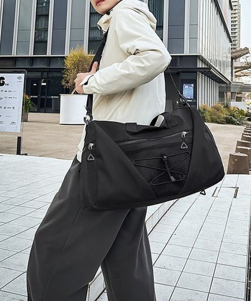Miniministore(ミニミニストア)の「ボストンバッグユニセックストラベルバッグ(ボストンバッグ・レディース・ネイビー/ベビーピンク/アイボリー/ブラック・FREE)」の17枚目の写真
