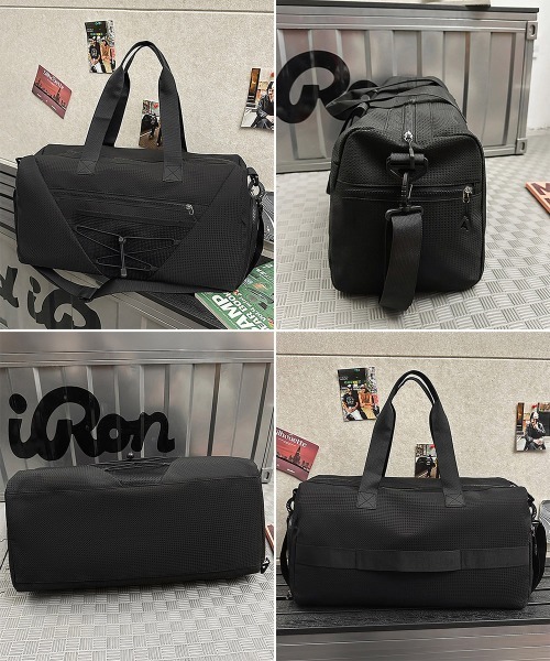 Miniministore(ミニミニストア)の「ボストンバッグユニセックストラベルバッグ(ボストンバッグ・レディース・ネイビー/ベビーピンク/アイボリー/ブラック・FREE)」の14枚目の写真