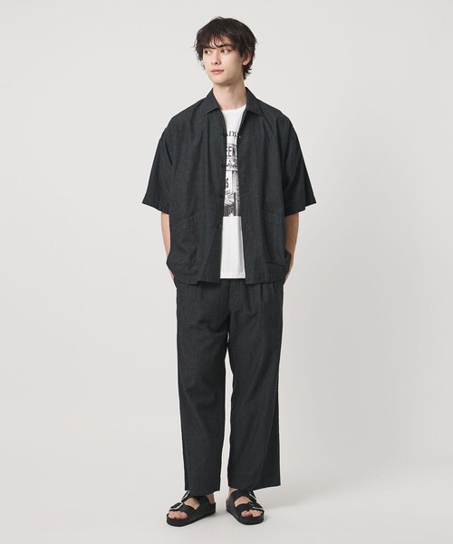 FILL THE BILL(フィルザビル)の「【別注】<FILL THE BILL>LOS ANGELS TEE/ロサンゼルス Tシャツ(Tシャツ/カットソー・メンズ・ホワイト/ブラック・1/2)」の4枚目の写真