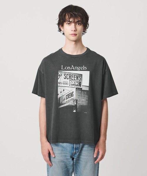 FILL THE BILL(フィルザビル)の「【別注】<FILL THE BILL>LOS ANGELS TEE/ロサンゼルス Tシャツ(Tシャツ/カットソー・メンズ・ホワイト/ブラック・1/2)」の7枚目の写真