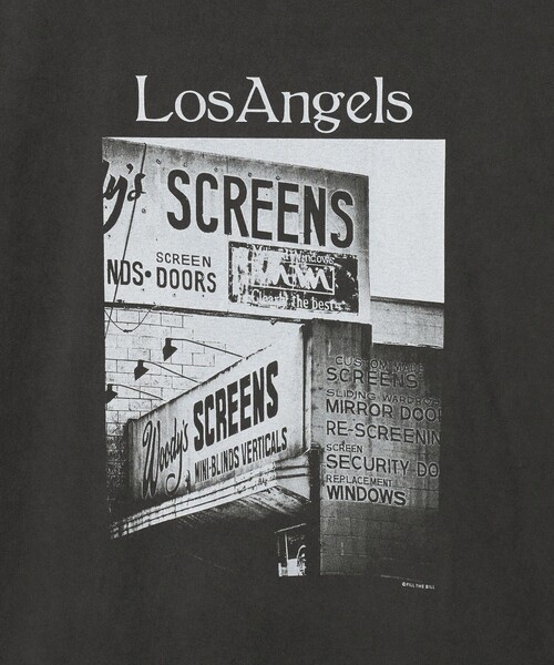 FILL THE BILL(フィルザビル)の「【別注】<FILL THE BILL>LOS ANGELS TEE/ロサンゼルス Tシャツ(Tシャツ/カットソー・メンズ・ホワイト/ブラック・1/2)」の16枚目の写真