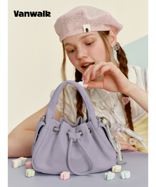 VANWALK（バンウォーク）の「Mochi Leather Tote Bag [Purple]（ショルダーバッグ・レディース・パープル・FREE）」の3枚目の写真