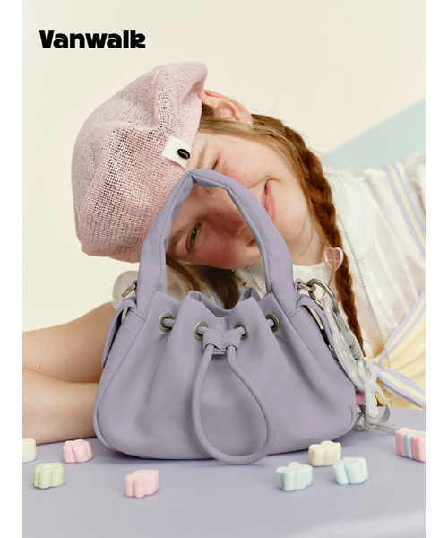 VANWALK（バンウォーク）の「Mochi Leather Tote Bag [Purple]（ショルダーバッグ・レディース・パープル・FREE）」の4枚目の写真