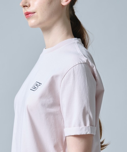 DOUBLE STANDARD CLOTHING（ダブルスタンダードクロージング）の「天竺ドッキングレースTシャツ（Tシャツ/カットソー・レディース・オフホワイト/ブラック/ピンク・FREE）」の10枚目の写真