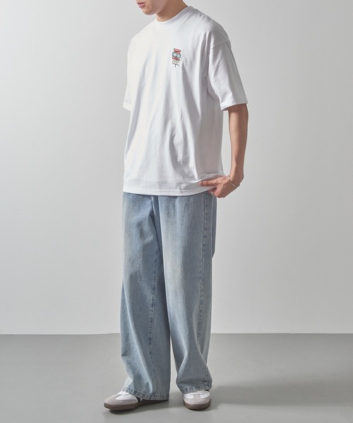 CONTACT(コンタクト)の「【CONTACT】バックプリントハンバーガーTシャツ 12629030(Tシャツ/カットソー・メンズ・ネイビー/ホワイト/ブラック・M/L)」の21枚目の写真