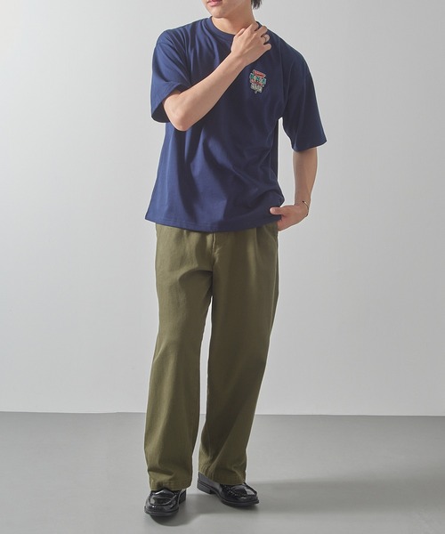 CONTACT(コンタクト)の「【CONTACT】バックプリントハンバーガーTシャツ 12629030(Tシャツ/カットソー・メンズ・ネイビー/ホワイト/ブラック・M/L)」の11枚目の写真