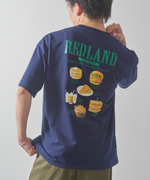CONTACT(コンタクト)の「【CONTACT】バックプリントハンバーガーTシャツ 12629030(Tシャツ/カットソー・メンズ・ネイビー/ホワイト/ブラック・M/L)」の5枚目の写真