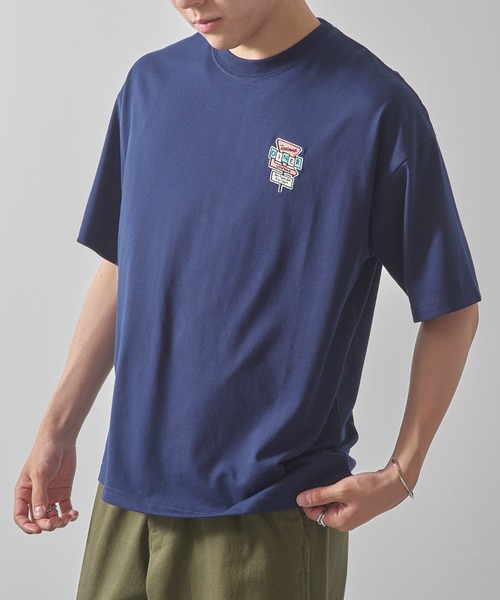 CONTACT(コンタクト)の「【CONTACT】バックプリントハンバーガーTシャツ 12629030(Tシャツ/カットソー・メンズ・ネイビー/ホワイト/ブラック・M/L)」の9枚目の写真