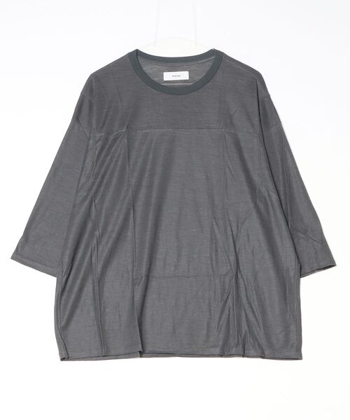 markaware（マーカウェア）の「【markaware/marka】BALL GAMES 3/4 SLEEVE TEE（Tシャツ/カットソー・メンズ・パープル/グレー・2）」の2枚目の写真