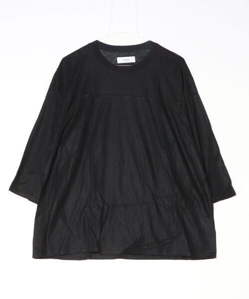 markaware(マーカウェア)の「【markaware/marka】BALL GAMES 3/4 SLEEVE TEE(Tシャツ/カットソー・メンズ・パープル/グレー/ブラック・2)」の2枚目の写真