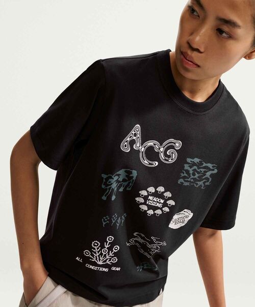 ACG(エィシージー)の「ナイキ ACG ウィメンズ Dri-FIT Tシャツ / Nike ACG Women's Dri-FIT T-Shirt II6227-010 Black(Tシャツ/カットソー・レディース・ブラック・XS/XL/S/M/L/2XL)」の7枚目の写真