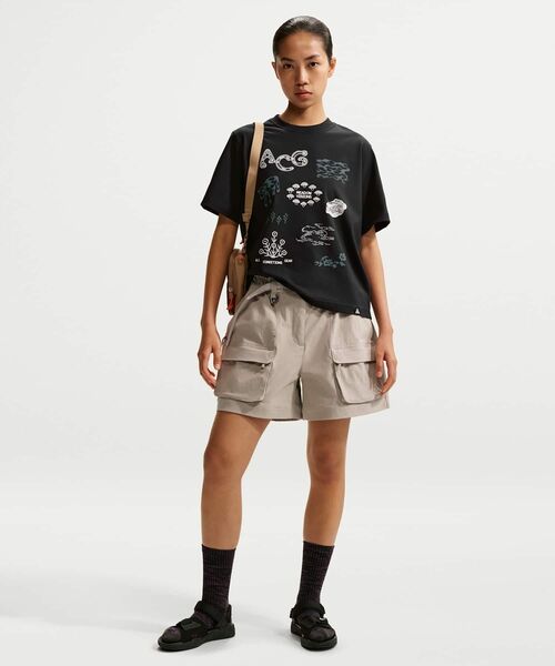 ACG(エィシージー)の「ナイキ ACG ウィメンズ Dri-FIT Tシャツ / Nike ACG Women's Dri-FIT T-Shirt II6227-010 Black(Tシャツ/カットソー・レディース・ブラック・XS/XL/S/M/L/2XL)」の8枚目の写真