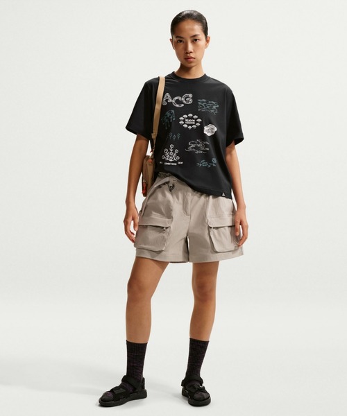 ACG(エィシージー)の「ナイキ ACG ウィメンズ Dri-FIT Tシャツ / Nike ACG Women's Dri-FIT T-Shirt II6227-010 Black(Tシャツ/カットソー・レディース・ブラック・XS/XL/S/M/L/2XL)」の3枚目の写真