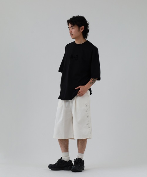 FUNALIVE(ファンアライブ)の「ABETTOR ツイルサイドスタッヅ使い8分丈シューツ(その他パンツ・メンズ・チャコールグレー/オフホワイト/ブラック・FREE)」の10枚目の写真