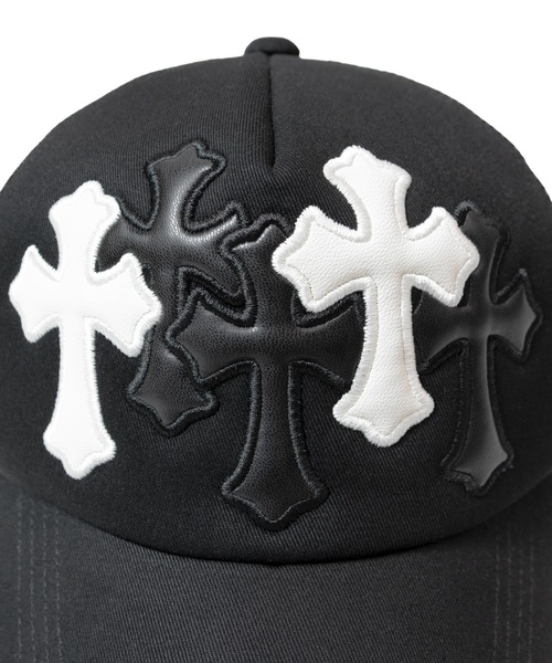 GALLIS ADDICTION（ガリスアディクション）の「GA Five Cross Cap（キャップ・メンズ・ブラック・FREE）」の4枚目の写真