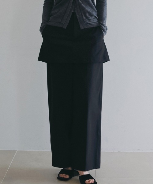 anuke(アンヌーク)の「Multifunction Layered Pants(その他パンツ・レディース・ブラック/ブラウン・38inch/36inch)」の2枚目の写真