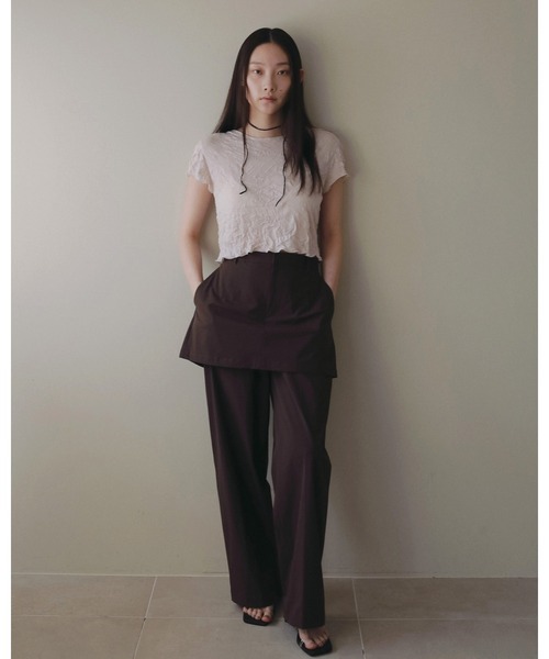 anuke(アンヌーク)の「Multifunction Layered Pants(その他パンツ・レディース・ブラック/ブラウン・38inch/36inch)」の15枚目の写真