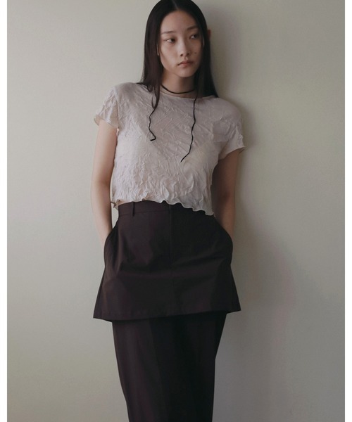 anuke(アンヌーク)の「Multifunction Layered Pants(その他パンツ・レディース・ブラック/ブラウン・38inch/36inch)」の14枚目の写真