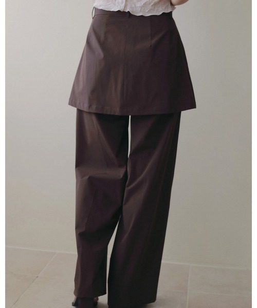 anuke(アンヌーク)の「Multifunction Layered Pants(その他パンツ・レディース・ブラック/ブラウン・38inch/36inch)」の12枚目の写真