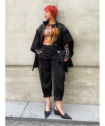 Desigual | アニマルドットプリント長袖トップス【2026秋冬新作】(Tシャツ/カットソー)