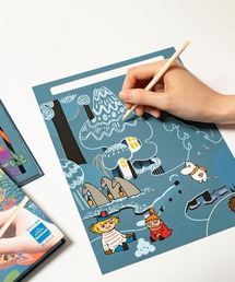 ボーネルンド（ボーネルンド）の「ムーミンのスクラッチアート（おもちゃ）」