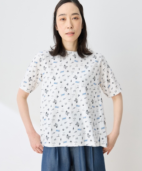 DECOY SINCE 1981（デコイシンスイチキュウハチイチ）の「ひやさらプレミアムプリントTシャツ（Tシャツ/カットソー・レディース・ネイビー/ブラック・L/M/LL/3L/4L）」の18枚目の写真