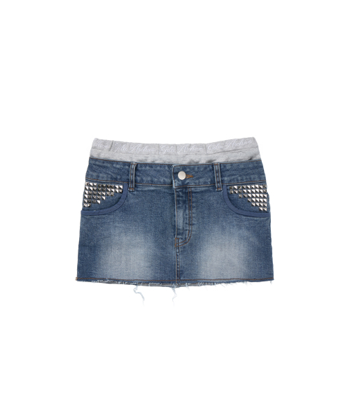GILAARCHIVE（ギラアーカイブ）の「LAYERED WAIST DENIM SKIRTS_BLUE（スカート・レディース・その他・SMALL/MEDIUM）」の5枚目の写真
