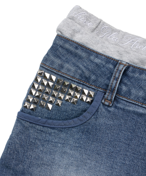 GILAARCHIVE（ギラアーカイブ）の「LAYERED WAIST DENIM SKIRTS_BLUE（スカート・レディース・その他・SMALL/MEDIUM）」の7枚目の写真