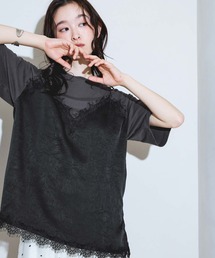 LAKOLE | サテンドッキングT / 1023225(Tシャツ/カットソー)