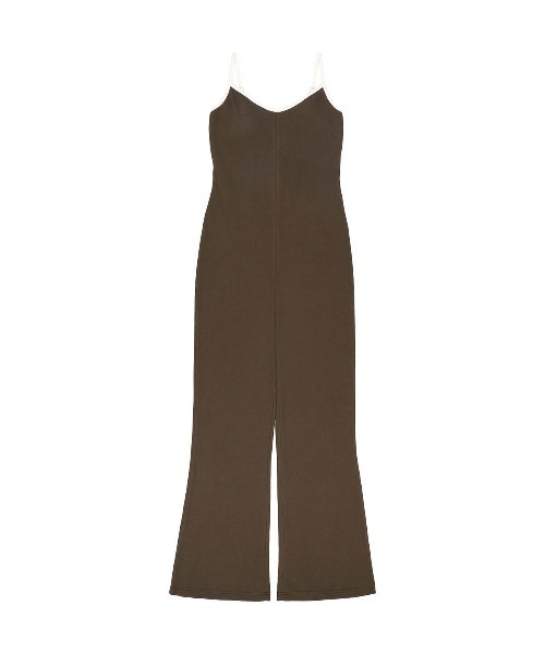 ALEXIA STAM（アリシアスタン）の「Contrast Color Cami Jumpsuit /パッドinジャンプスーツ（ワンピース・レディース・グレー/ブラウン/ネイビー・S/M/L）」の11枚目の写真