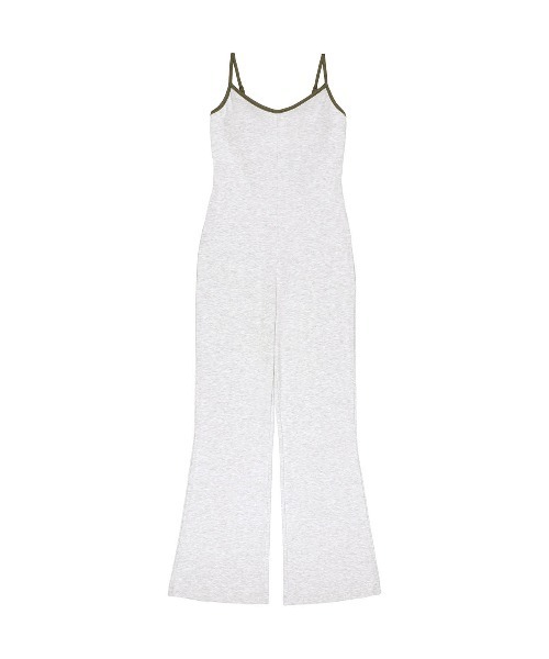 ALEXIA STAM（アリシアスタン）の「Contrast Color Cami Jumpsuit /パッドinジャンプスーツ（ワンピース・レディース・グレー/ブラウン/ネイビー・S/M/L）」の20枚目の写真