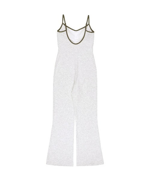 ALEXIA STAM（アリシアスタン）の「Contrast Color Cami Jumpsuit /パッドinジャンプスーツ（ワンピース・レディース・グレー/ブラウン/ネイビー・S/M/L）」の21枚目の写真