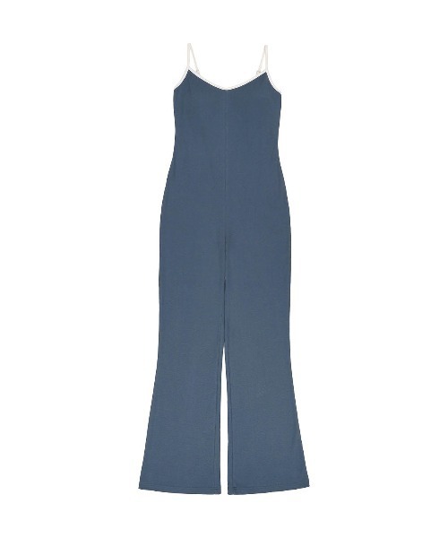 ALEXIA STAM（アリシアスタン）の「Contrast Color Cami Jumpsuit /パッドinジャンプスーツ（ワンピース・レディース・グレー/ブラウン/ネイビー・S/M/L）」の14枚目の写真