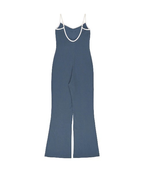 ALEXIA STAM（アリシアスタン）の「Contrast Color Cami Jumpsuit /パッドinジャンプスーツ（ワンピース・レディース・グレー/ブラウン/ネイビー・S/M/L）」の15枚目の写真