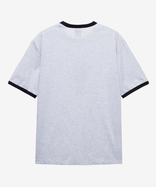 MINDBRIDGE（マインドブリッジ）の「[UNS]ドゥグッド_レタリングオーバーフィットリンガー半袖Tシャツ - 2カラー（Tシャツ/カットソー・メンズ・ライトグレー/オートミール・100/110/95/105）」の12枚目の写真