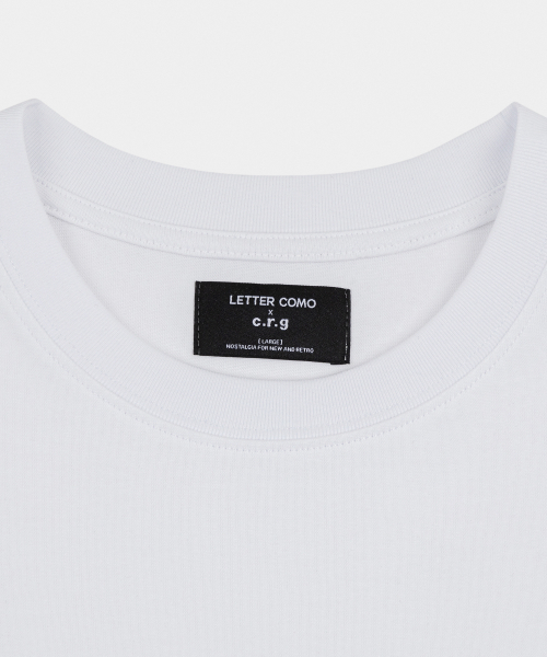 LETTERCOMO(レテルコモ)の「レターボーイエンブロイダリー半袖Tシャツアイボリー(Tシャツ/カットソー・メンズ・ホワイト・MEDIUM/LARGE)」の4枚目の写真