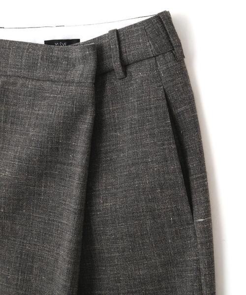 YLEVE(イレーヴ)の「YLEVE / WOOL LINEN WRAP SKIRT(スカート・レディース・グレー・1/2/0)」の6枚目の写真