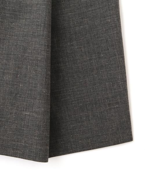 YLEVE(イレーヴ)の「YLEVE / WOOL LINEN WRAP SKIRT(スカート・レディース・グレー・1/2/0)」の7枚目の写真