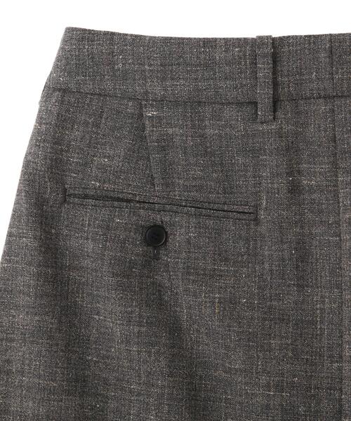 YLEVE(イレーヴ)の「YLEVE / WOOL LINEN WRAP SKIRT(スカート・レディース・グレー・1/2/0)」の9枚目の写真