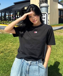 TOMMY JEANS（トミー ジーンズ）の「【オンライン限定】バッジボクシーTシャツ（Tシャツ/カットソー）」