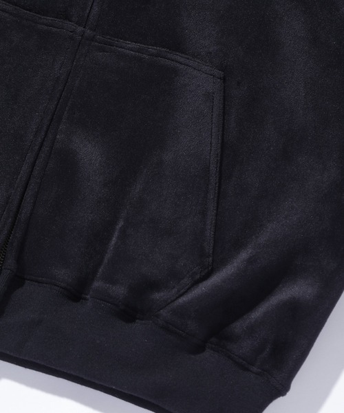 XLARGE(エクストララージ)の「TAGGING VELOUR ZIP HOODIE(パーカー・メンズ・ネイビー/ブラウン/ブラック・S/M/L/XL)」の20枚目の写真